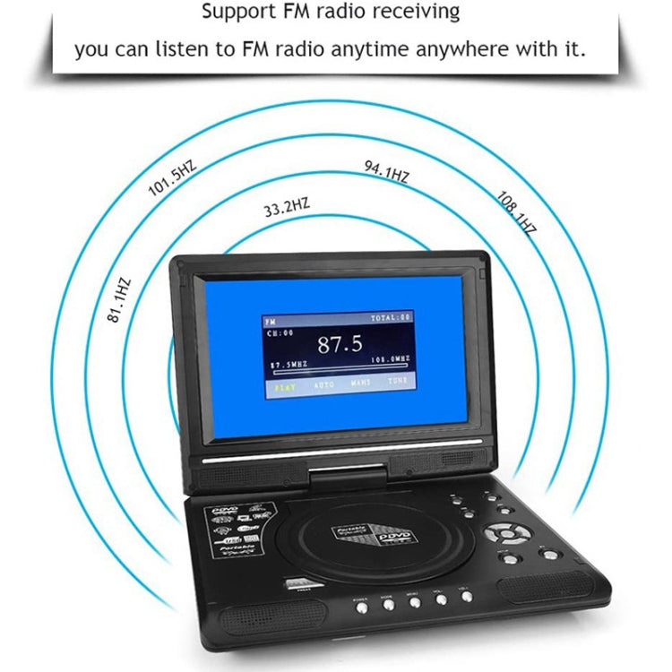 Portable EVD Multimedia Player Play-watching Machine