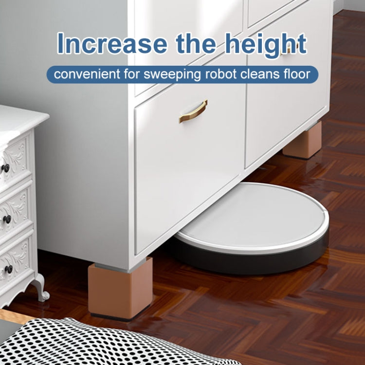 2pcs/set Furniture Carbon Steel Wraparound Heightening Foot Pad, Style: — view 16