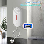Tuya WIFI Sound and Light Water Immersion Alarm Leak Sensor Overflow Alarm Detector — view 3
