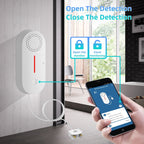 Tuya WIFI Sound and Light Water Immersion Alarm Leak Sensor Overflow Alarm Detector — view 5