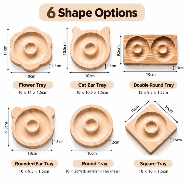 Solid Wood Beading Design Board For DIY Jewelry Making — Round