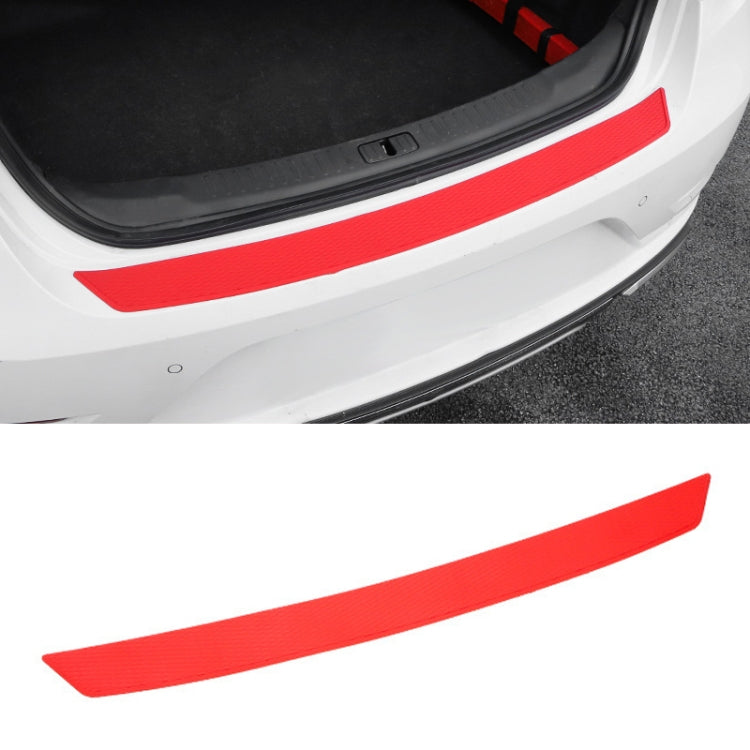 Car Trunk Anti-collision Strip Threshold Decoration Protection Sticker — Rhombus Black