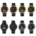 SKMEI 1652 Dual Movement Sports Leather Alloy Male Watch