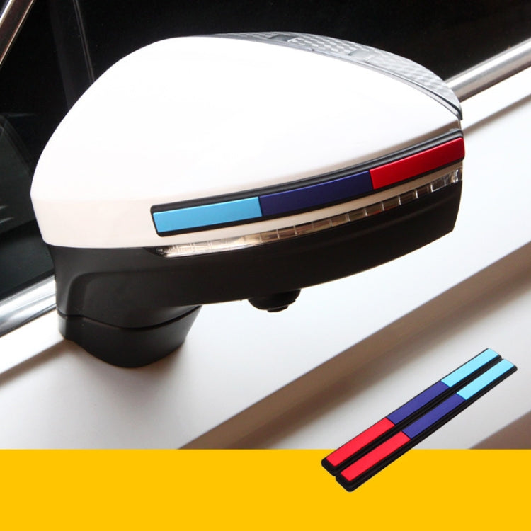 Car Rearview Mirror Door Side Decoration Anti-collision Rubber Strips — Three Color Black Edge