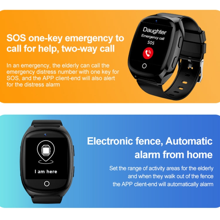D300 1.54 inch IPS Screen Smart Watch, Support Tracking and Positioning & 4G Video Call