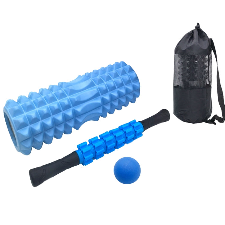 Crescent Hollow Foam Roller Yoga Column Set Fitness Muscle Relaxation Massager Set