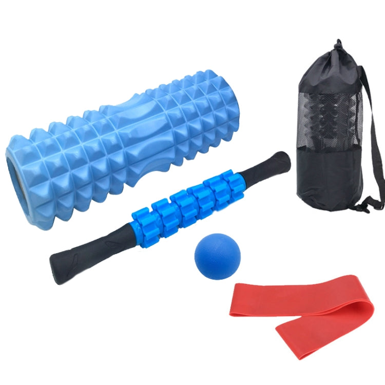 Crescent Hollow Foam Roller Yoga Column Set Fitness Muscle Relaxation Massager Set
