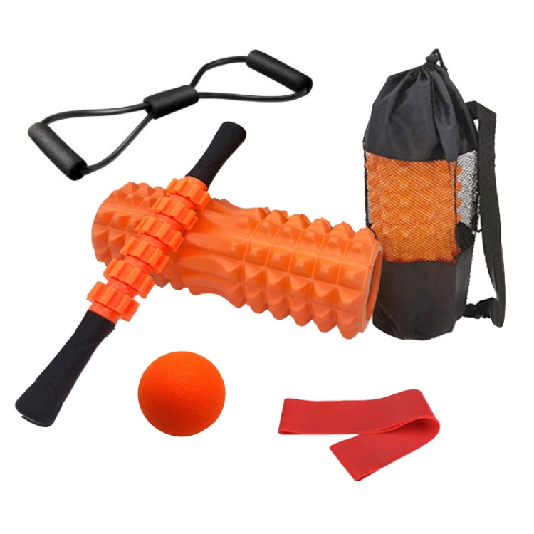 Crescent Hollow Foam Roller Yoga Column Set Fitness Muscle Relaxation Massager Set