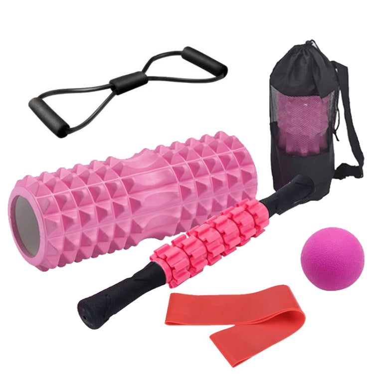 Crescent Hollow Foam Roller Yoga Column Set Fitness Muscle Relaxation Massager Set
