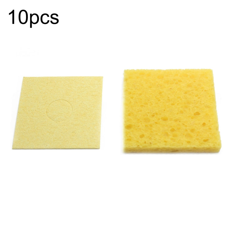 Soldering Iron Tin Remover Cleaning Cotton Wood Pulp Sponge, Spec: Thin Square 6x6cm