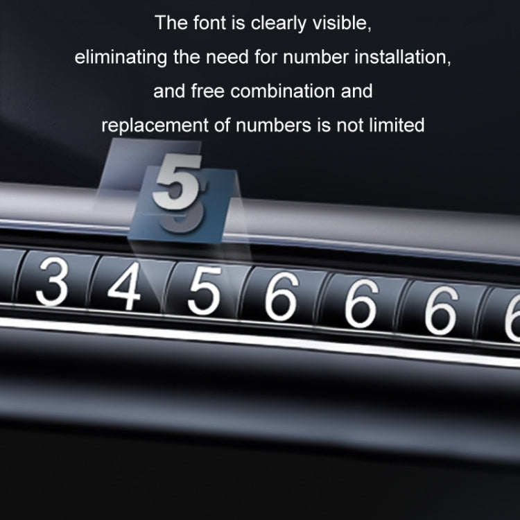 Vehicle Safety Hammer Temporary Parking Phone Number Plate