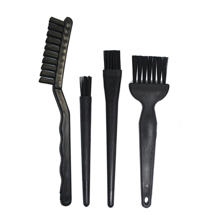 Computer Keyboard Screen Camera Lens Digital Equipment Cleaning Brush — 4pcs/set (3 Hard Hair+1 Soft Hair)