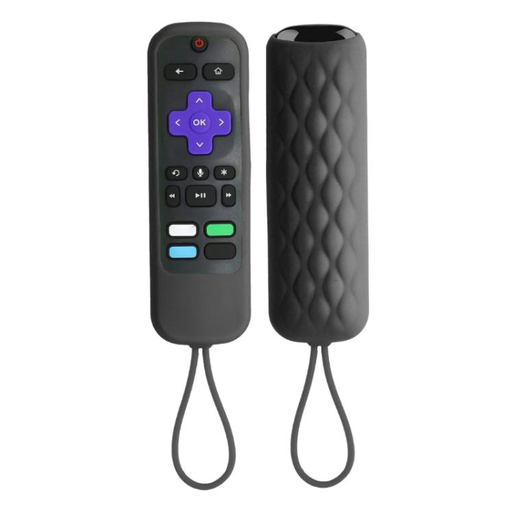 For TCL Roku 3600R/3900/Voice RCAL7R 2pcs Remote Control Silicone Case — Red