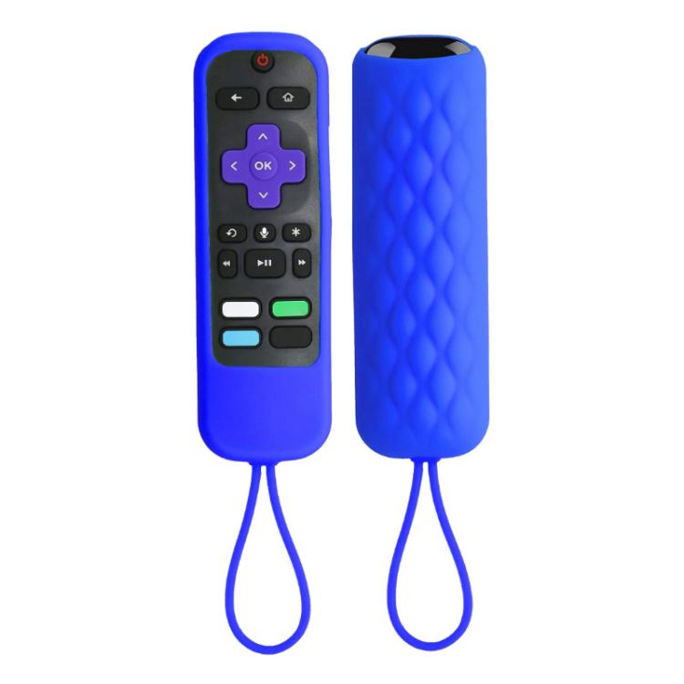 For TCL Roku 3600R/3900/Voice RCAL7R 2pcs Remote Control Silicone Case — Black