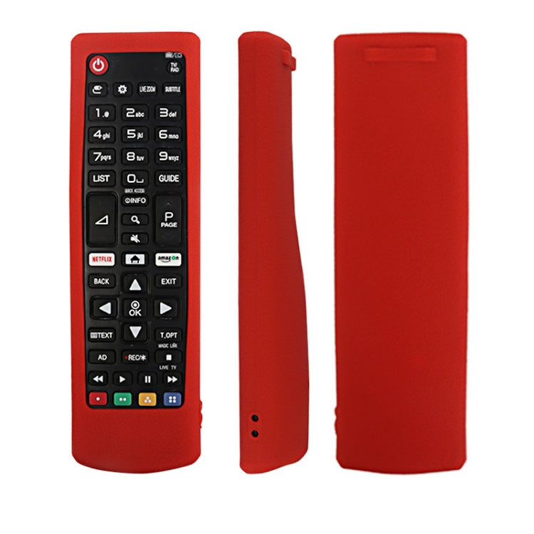 For LG 2pcs Remote Control Drop-Proof Protection Case — Black