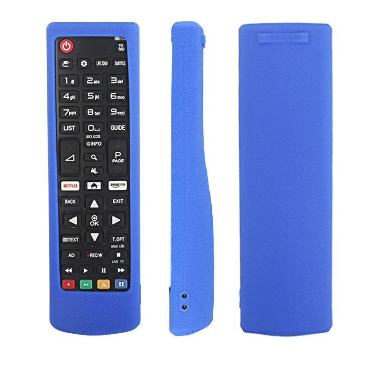 For LG 2pcs Remote Control Drop-Proof Protection Case — Red