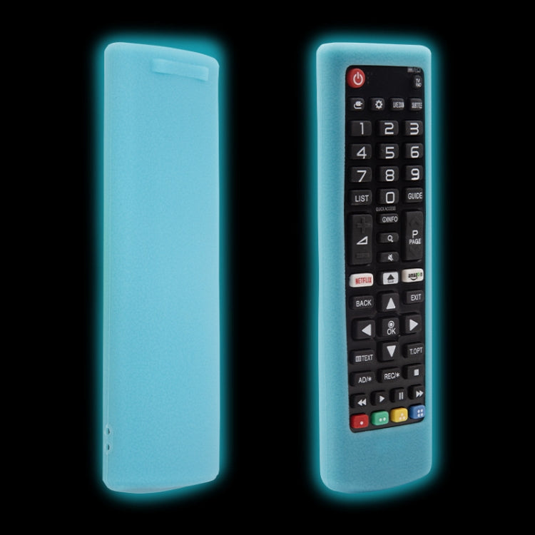 For LG 2pcs Remote Control Drop-Proof Protection Case — Blue