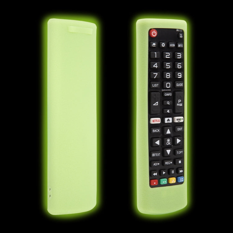 For LG 2pcs Remote Control Drop-Proof Protection Case — Luminous Blue