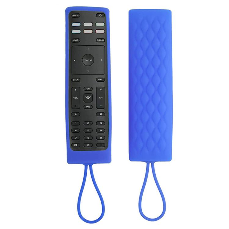 For Vizio XRT136/XRT140 2pcs Remote Control Silicone Case — Black