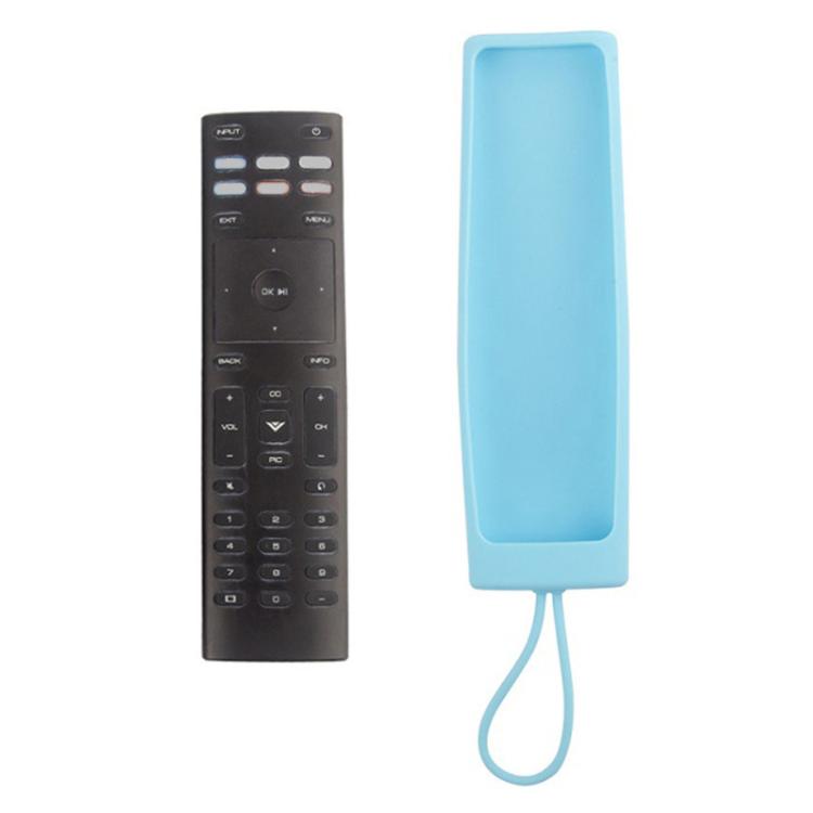 For Vizio XRT136/XRT140 2pcs Remote Control Silicone Case — Blue