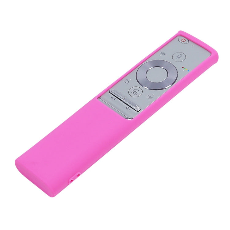 For Samsung BN-Q789FC 2pcs Remote Control Dustproof Silicone Case — Pink