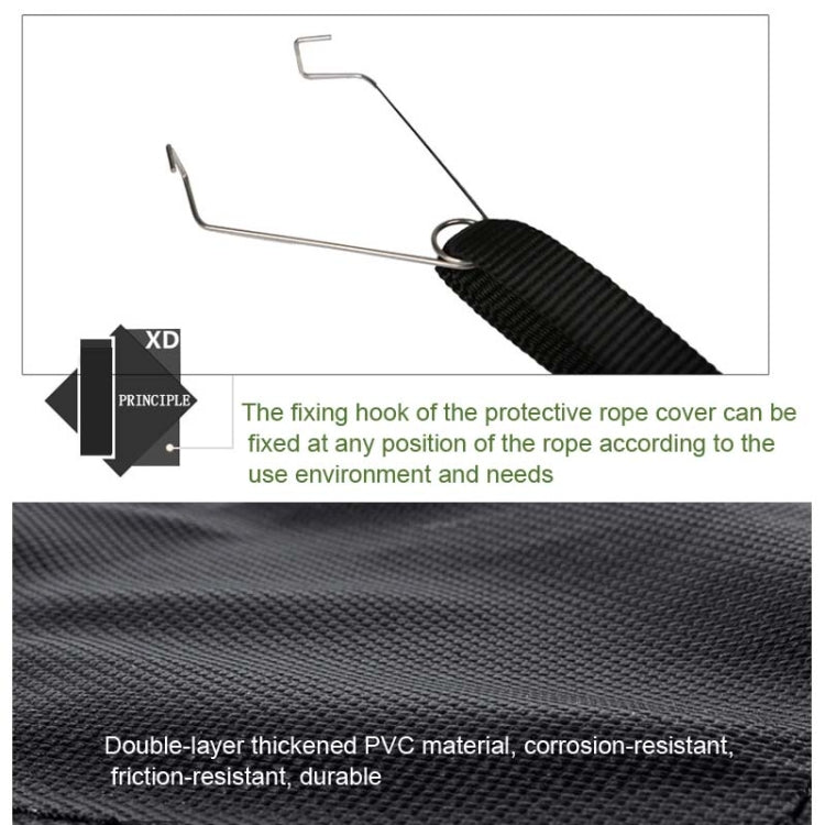 XINDA Outdoor Climbing Rope Protective Cover Rope Anti-wear Protective Pad Sleeve