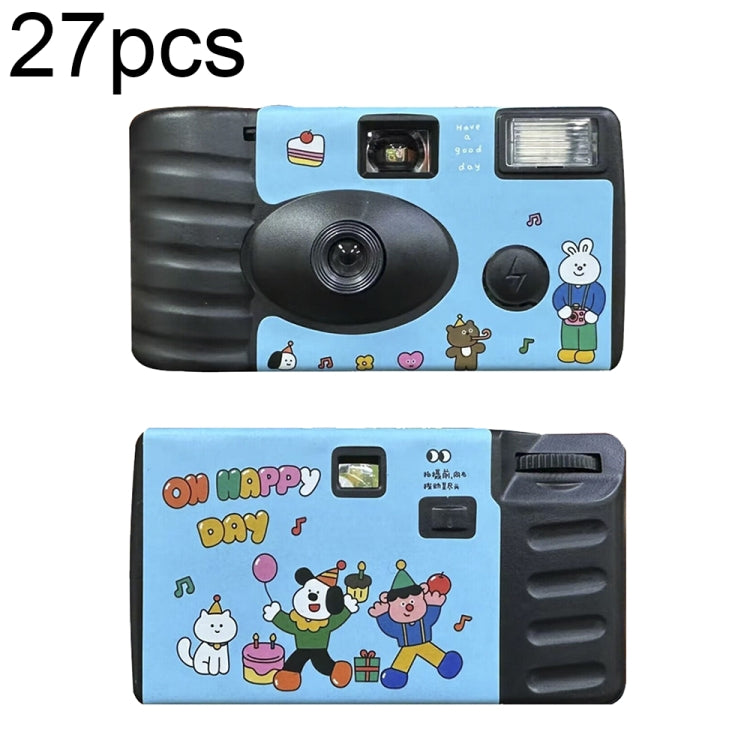 Retro Film Camera Waterproof Cartoon Decorative Stickers without Camera