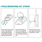4G LTE Router CPE Outdoor Waterproof Mobile Router Triple Network, EU Plug