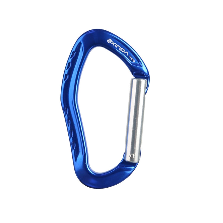 XINDA 22KN Rock Climbing Straight Quickdraw Spring-loaded Gate Buckle Aluminum Carabiner