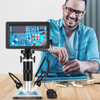 HD Display Multifunctional Maintenance Inspection Digital Microscope, 1200X 7-Inch