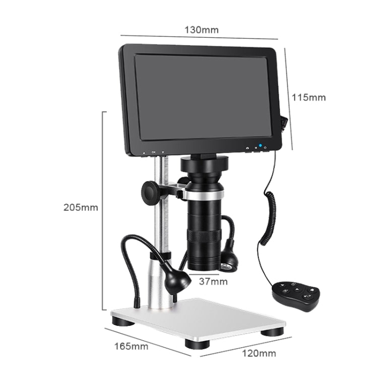 HD Display Multifunctional Maintenance Inspection Digital Microscope, 1200X 7-Inch