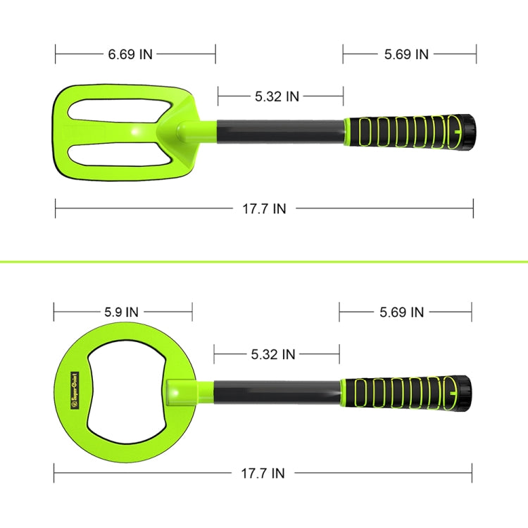 Goint Waterproof Handheld Metal Detector Underwater Treasure Hunter Detector — IP750 (Yellow)