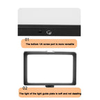 8 Inch 3200-5500K Three-color Temperature Photography Flat-panel Live Fill Light, Spec: — view 13