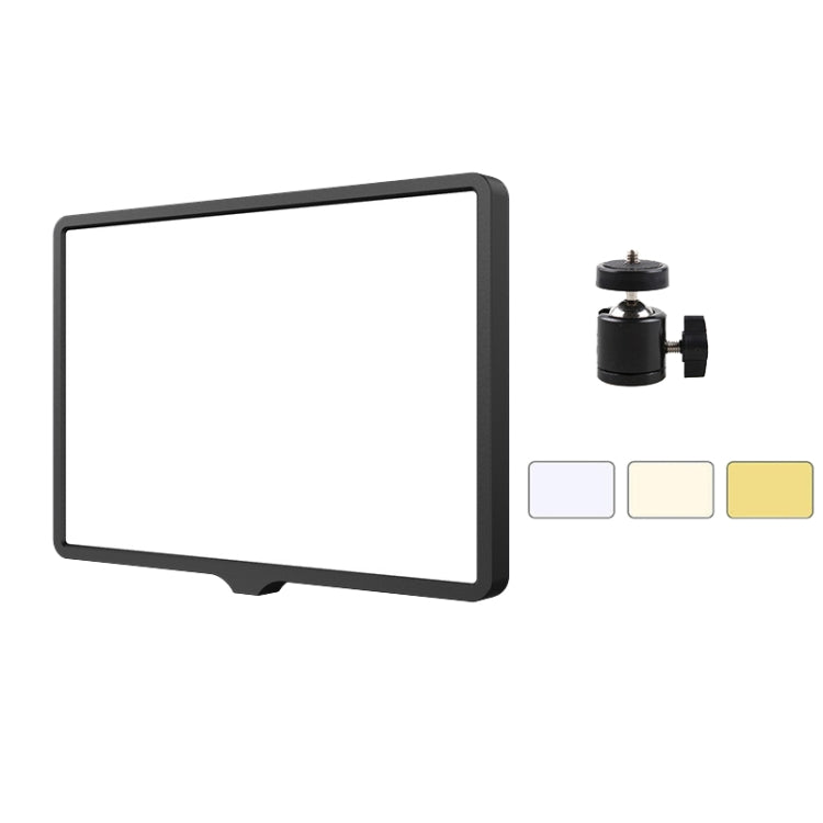 10 Inch 3000-6500K Three-color Temperature Photography Flat-panel Live Fill Light, Spec: