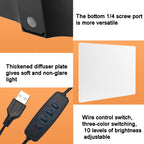 10 Inch 3000-6500K Three-color Temperature Photography Flat-panel Live Fill Light, Spec: — view 12