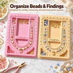 DIY Bracelet Necklace Design Tray Jewelry-Making Tool — view 6