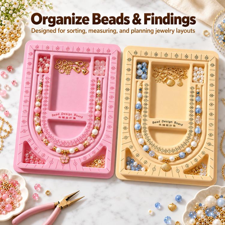DIY Bracelet Necklace Design Tray Jewelry-Making Tool — view 6