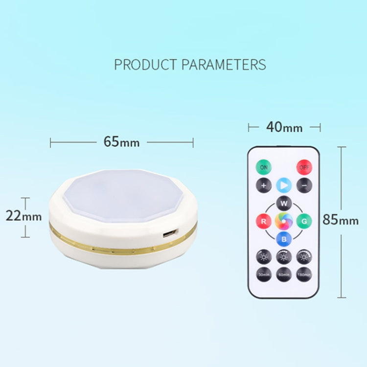 TL004-RGB USB Charging RGB Light Effect Ambient Light with Remote Control — Black Gold Edge