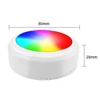 TL009-RGB Wireless Timer Dimming Night Lights Party RGB Atmosphere Lights with Remote Control — White