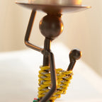 Retro Wrought Iron Man-shaped Candlestick Ornament Restaurant Table Decoration Props — view 6