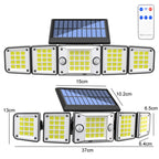 Outdoor Waterproof Solar Human Body Double Induction Wall Light — TY10710 Split