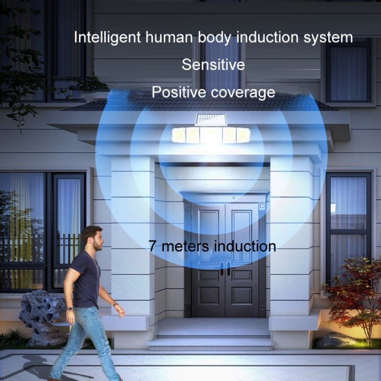 Outdoor Waterproof Solar Human Body Double Induction Wall Light — view 6