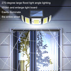Outdoor Waterproof Solar Human Body Double Induction Wall Light — view 7
