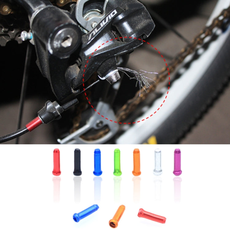 50pcs Mountain Road Bicycle Aluminum Alloy Brake Shifting Cable Core Cap