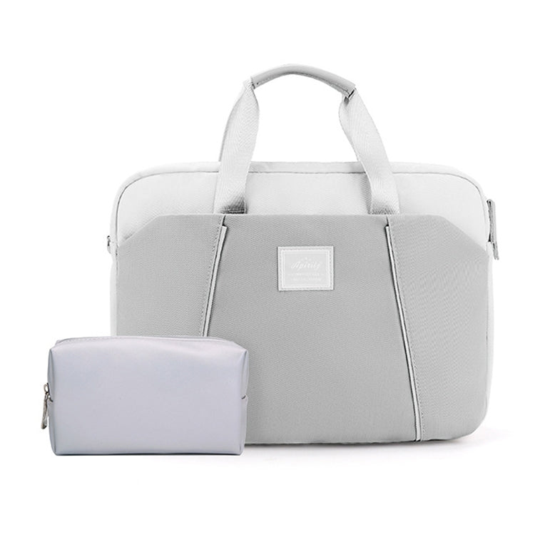 Computer Handheld Messenger Bag For Apple MacBook / Huawei / Xiaomi / Basne — Landscape tattoo light blue