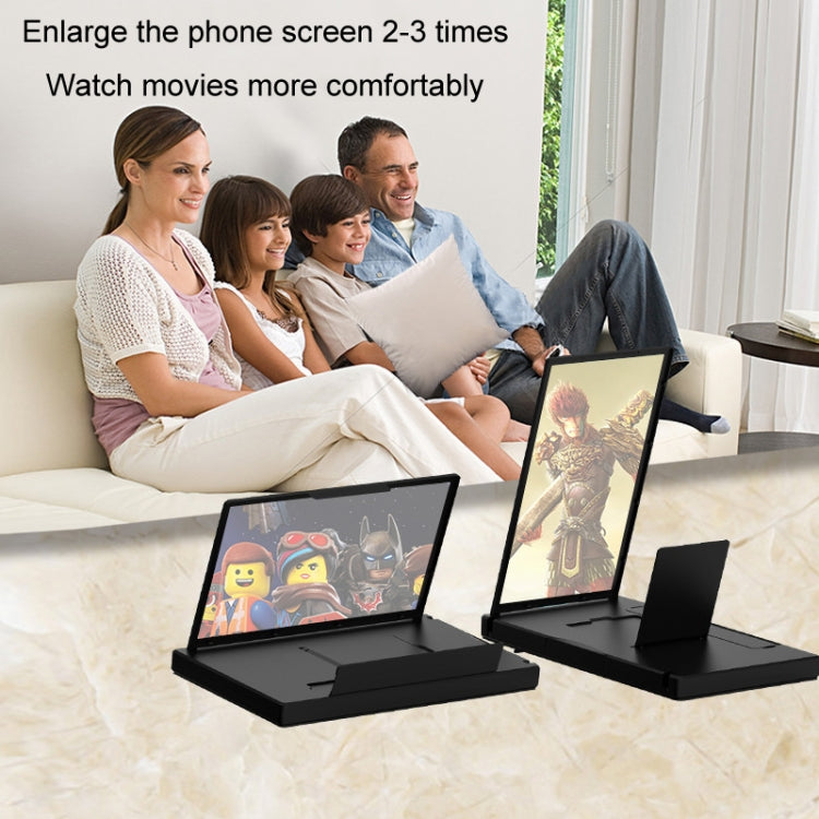 12-Inch Dual-HD Lens Horizontal Vertical Mobile Phone Screen Amplifier