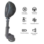 Car Suction Cup Fan Desktop Dormitory Office Kitchen Fan
