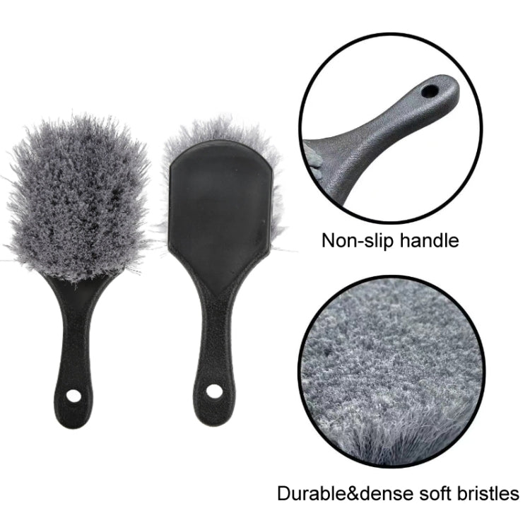 Multi-functional Wheel Washing Brush Carpet Cleaning Soft Brush, Color: — view 5