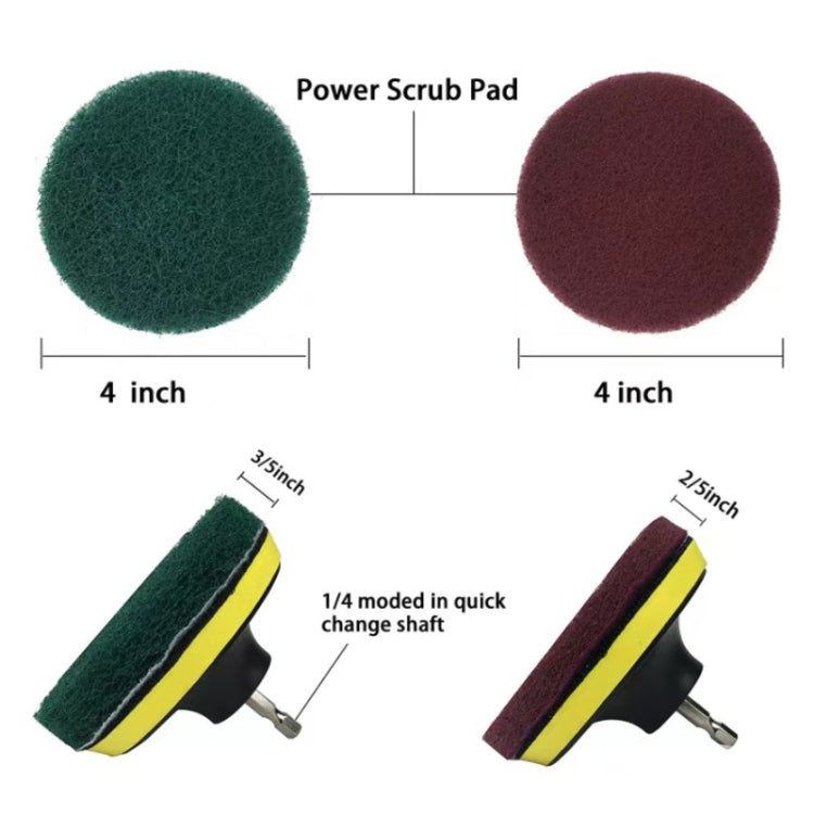 Car Air Conditioner Air Outlet Electric Drill Cleaning Brush — 40 in 1