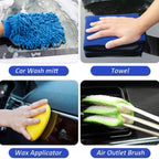 Car Air Conditioner Air Outlet Electric Drill Cleaning Brush — view 7